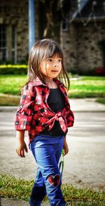 Portrait of a smiling girl