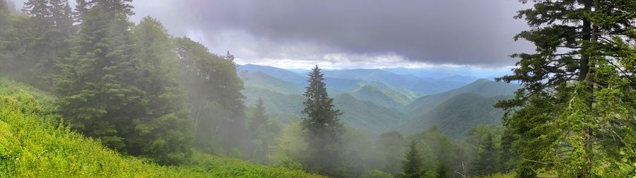 Panoramic view of landscape against sky