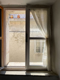 Interior of abandoned house