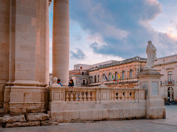 View of historic building against sky