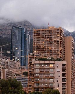 Cityscape against sky