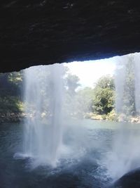 View of waterfall