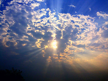 Low angle view of sky