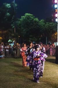 People in park