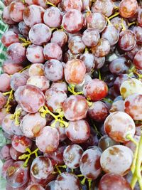 Full frame shot of grapes