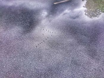 Full frame shot of water against sky