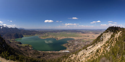 Aerial view of landscape against sky