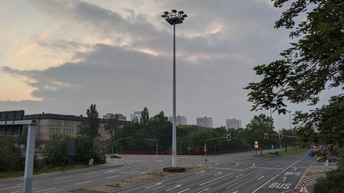 Street against sky