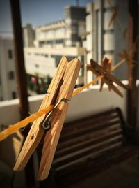 Close-up of wooden plank