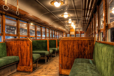 Interior of subway station