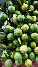 Full frame shot of vegetables