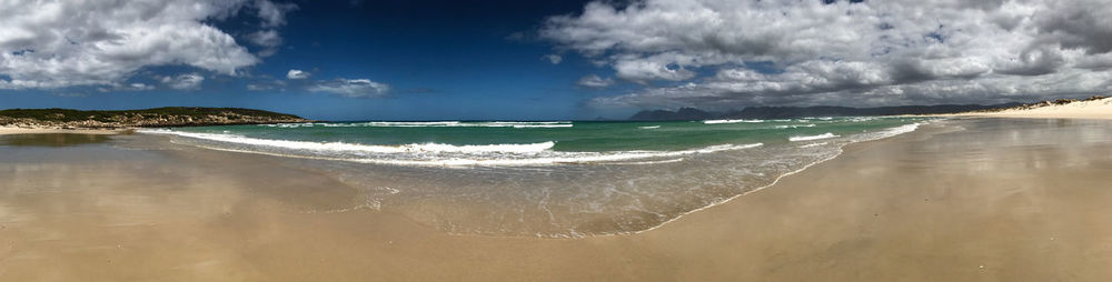 Panoramic shot of sea against sky