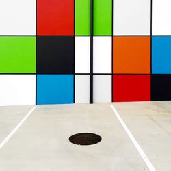 Full frame shot of tiled floor