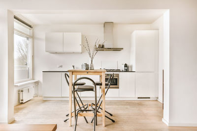 View of dining area in apartment