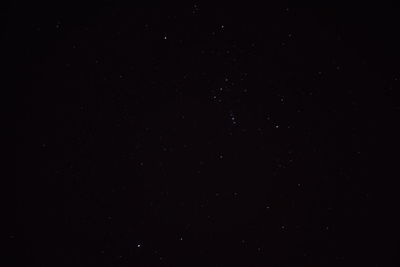 Star field against sky at night