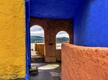 Inside portmeirion village in wales