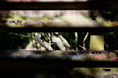 Close-up of rusty metal