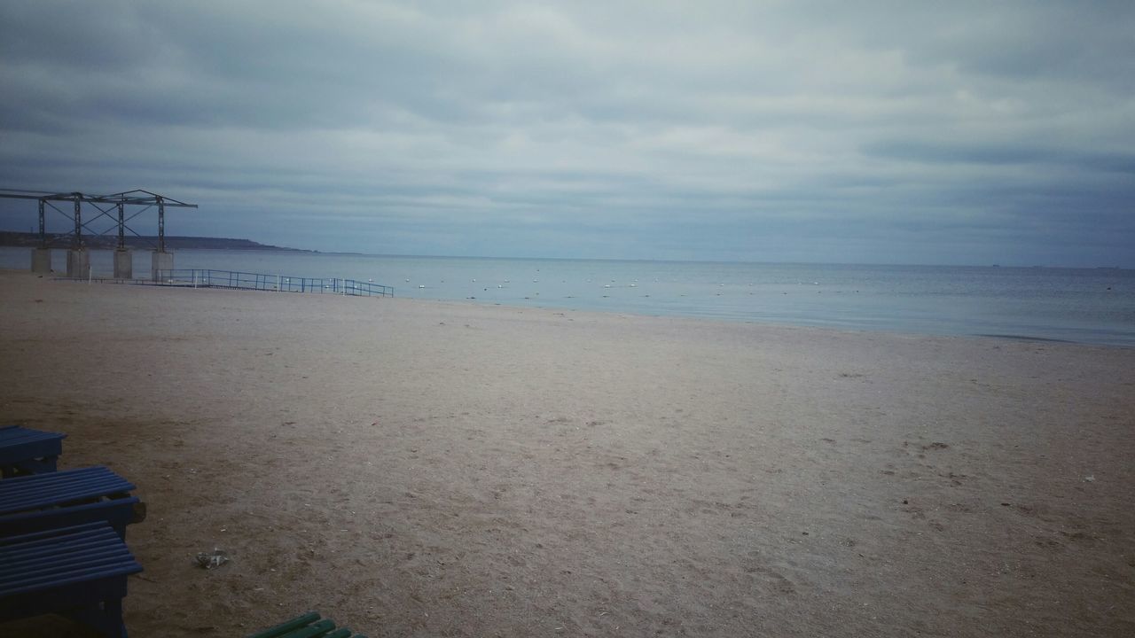 sea, horizon over water, beach, sky, water, shore, cloud - sky, sand, tranquil scene, tranquility, scenics, cloudy, beauty in nature, nature, cloud, idyllic, outdoors, coastline, incidental people, day