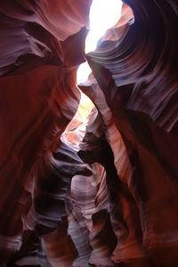 Rock formations in a canyon