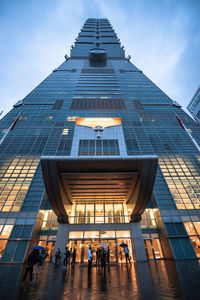 Low angle view of building against sky