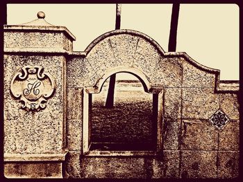 Entrance of gate