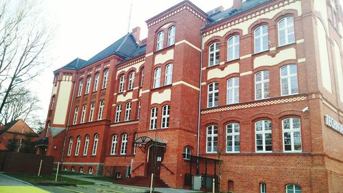 Low angle view of building against sky