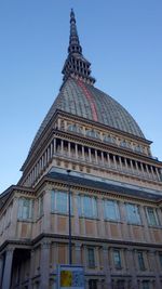 Low angle view of historical building against sky