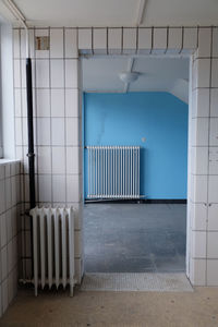Empty corridor of building