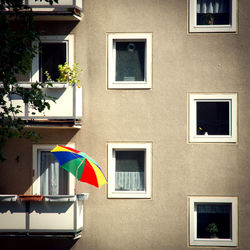 Multi colored house