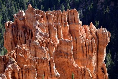 View of rock formation