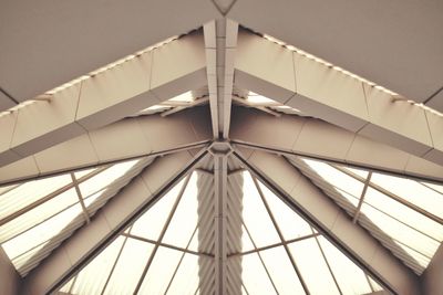 Low angle view of ceiling