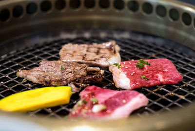 Close-up of food in plate