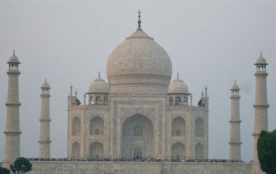 View of historical building against clear sky