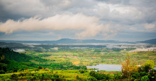 Panoramic view of landscape against sky