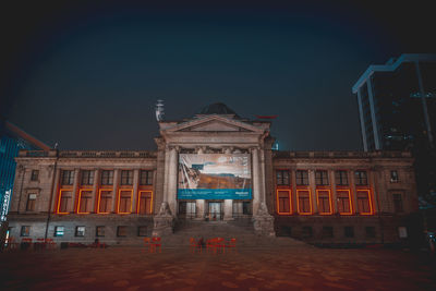 Building at night
