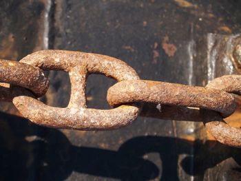 Close-up of rusty metal