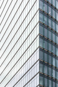 Low angle view of glass building