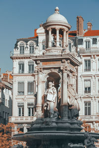 Low angle view of historical building