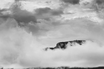 Low angle view of clouds in sky