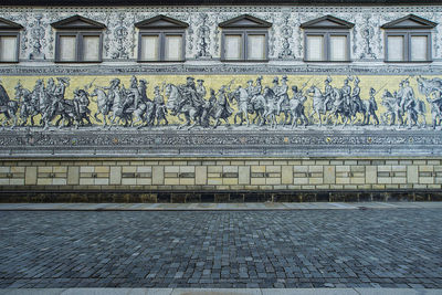 Statue of historic building