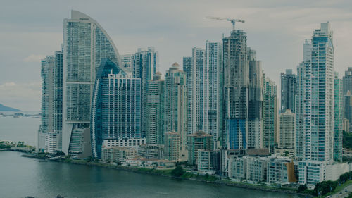 Skyscrapers in city