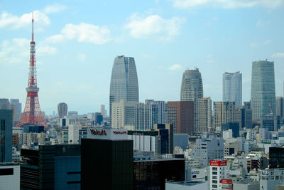 Skyscrapers in city