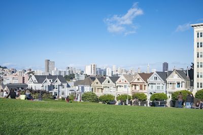 Alamo square in san francisco california during the day
