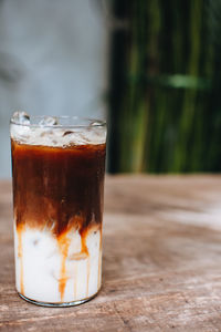 Close-up of drink on table