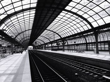 Railroad station platform