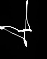 Close up of black background