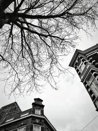 Low angle view of building against sky