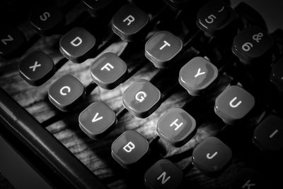 Close-up of computer keyboard