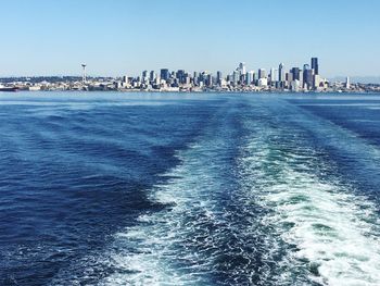 View of city at waterfront