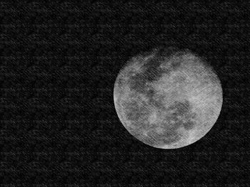 Close-up of moon at night